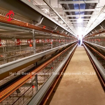 De automatische Inzameling van het Laagei een Kooi van de Typekip voor Gevogeltelandbouwbedrijf nam toe