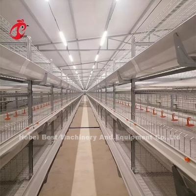 Een type broiler kippenkooi en boerderij pluimveehuis Gebouwontwerp Mia