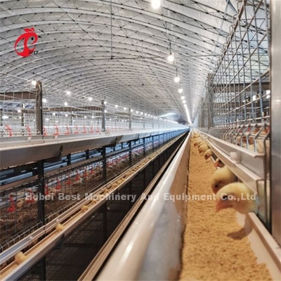 Commerciële broiler kip pluimvee vlees accu kooi systeem Ada