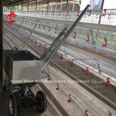 Het automatische Kip het Voeden Karwerk voor 3 Rij of 4 Rijkippenkooi Doris Shi