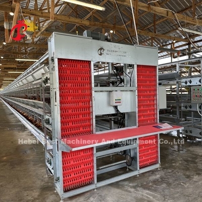 3/4/5 Tiers Battery Cage System voor geautomatiseerde laag kippen pluimveehouderij Iris