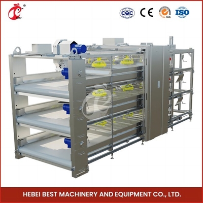 96 Vogels H-type automatische kippenkooi / een type broiler kippenkooi met schuifdeur roos