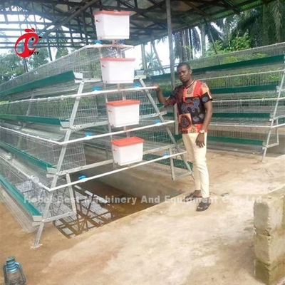 De Batterijkooiprijs van het gevogeltelandbouwbedrijf in Nigeria 4 de Kooiiris van de Rijlaag