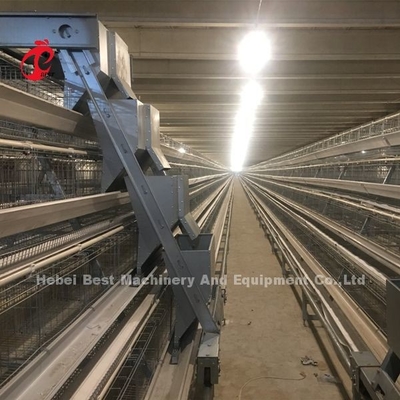 Een de Kooisysteem van de Type Automatisch Laag met Gevogeltemateriaal in de Iris van Nigeria