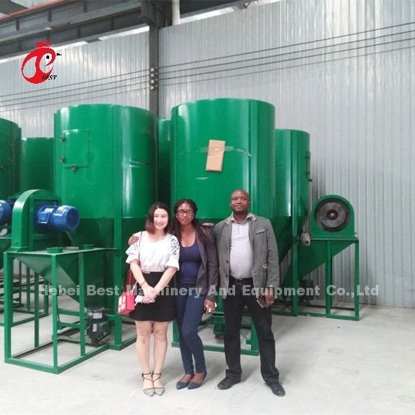 Mixer &amp; grinder machine 1000kg capaciteit pluimveevoer molen voor diervoeders Doris