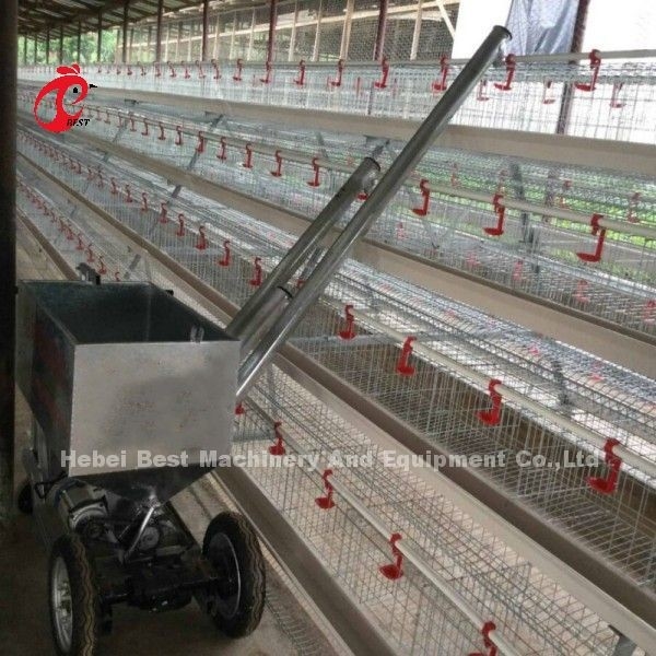 Het automatische Kip het Voeden Karwerk voor 3 Rij of 4 Rijkippenkooi Doris Shi